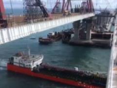 Зведені опори автодорожньої частини Керченського моста