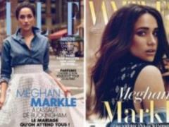 Megan Markle decorated the covers of two fashion magazines