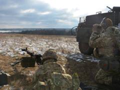 Пятичасовый бой на  светлодарке : один боевик убит, двое ранены