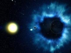 An ancient supermassive black hole was discovered