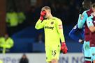 Hart lost his place in the main goalkeeper West Ham