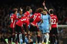 Manchester United - Manchester City. The day before