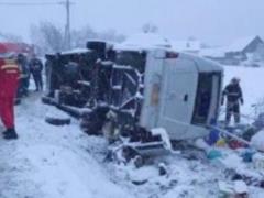 У Румунії перекинувся автобус, дві людини загинули