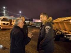 Кличко простежив за прибиранням снігу в столиці