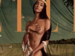 The nude model of the transgender was placed on the cover of gloss