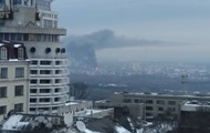 В Киеве масштабный пожар: работают 14 экипажей