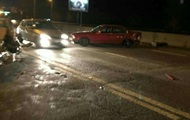 In Kiev there was a double accident involving the tow truck