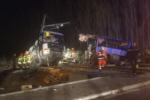 In the south-east of France, a train rammed a school bus