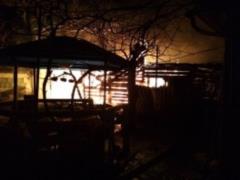Половина Новолуганского в результате обстрела осталась без света