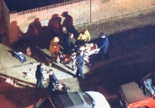 In Los Angeles, a man with a machete wounded eight people