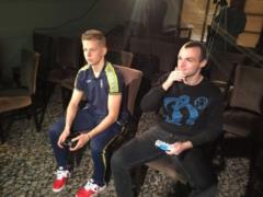  Gamera I slipped . Footballer Zinchenko played in his style