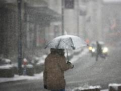 On Thursday in Ukraine, rains with wet snow