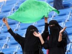 Saudis have allowed women to watch football live