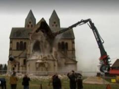 In Germany, for the extraction of brown coal, the cathedral was destroyed instantly and an entire village was demolished