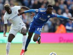 Chelsea - Leicester. The day before