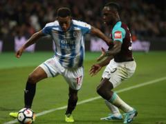 Huddersfield - West Ham. Announcement of the match
