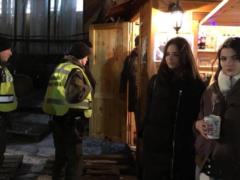 Caught a saleswoman who sold alcohol to children at the Christmas Market in Zhitomir