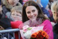 Беременная Кейт Миддлтон посетила руины собора Ковентри