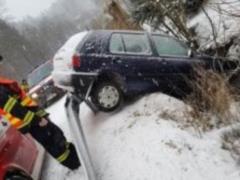 In the Czech Republic, snowfall paralyzed traffic on the tracks