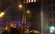 Пожар в здании в центре Киева ликвидирован