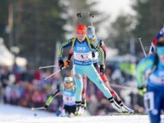 Biathlon. The second consecutive medal for Domracheva, Valya Semerenko was outside the top 10 mass start