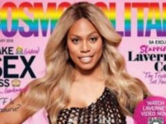 Transgender decorated the cover of the popular gloss