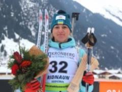 Ukraine won silver in the biathlon race in Italy