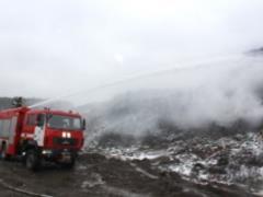 Under Poltava put out the dump, which burned for more than two days - PHOTOS,