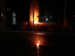 В центре Хмельницкого подожгли Сбербанк
