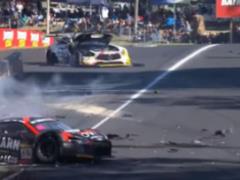 The race in Australia ended in an accident