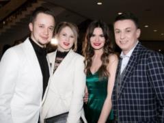 Artem Gagarin first appeared on the red carpet with his wife