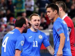 Казахстан обыграл Сербию и вышел в полуфинал Евро-2018 по футзалу