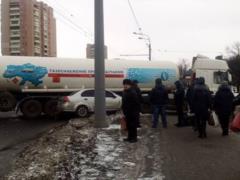 In the ROST area at the Odessa Aveo flew under the gas carrier