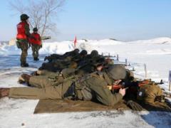 Kharkov guards continue to sharpen their skills in shooting