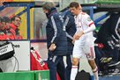 Muller suffered a hip injury
