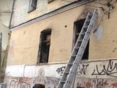 У Києві горів будинок з  балконом Грушевського 