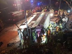 Жертвами крупного ДТП в Гонконге стали 19 человек