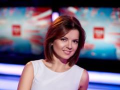 Marichka Padalko in short top and shorts decorated the cover of gloss