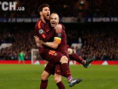  Barcelona  was saved from defeat, Messi for the first time scored  Chelsea 