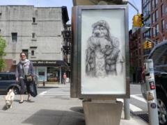 55 artists have designed New York telephone booths with their works