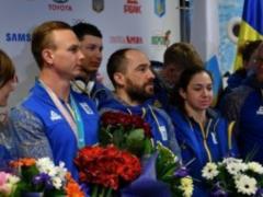 In Boryspil met the Ukrainian Olympic team