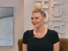 For the second time, a pregnant Irisha Blokhina showed a tiny tummy and told where she would give birth