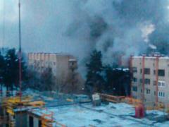 В Подмосковье вспыхнул жилой дом
