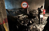 In Kiev in the underground parking burned five cars