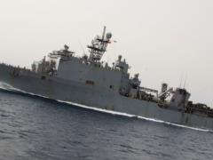 The US Navy landing ship entered the Black Sea