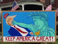  Сохраним Америку великой . Трамп определился с лозунгом новой предвыборной кампании