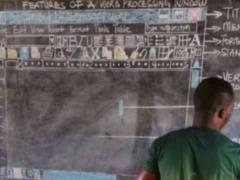 Gates burst into tears! African teacher showed the work of Microsoft Word ... on the blackboard
