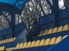 Рауль Рианчо наблюдает за тренировкой Шахтера