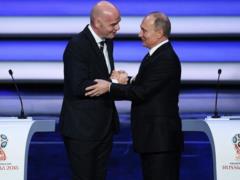 Infantino: I do not care about the political situation in Russia