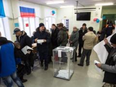 Russians show a high turnout at the elections